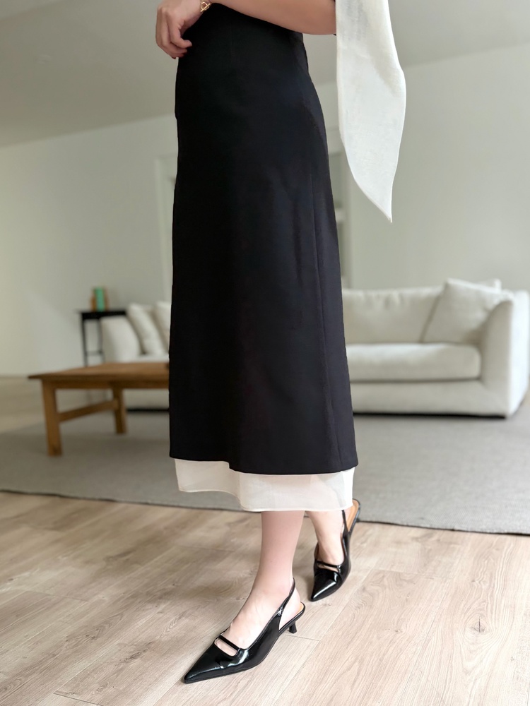 Therese Scarf Dress (Black)