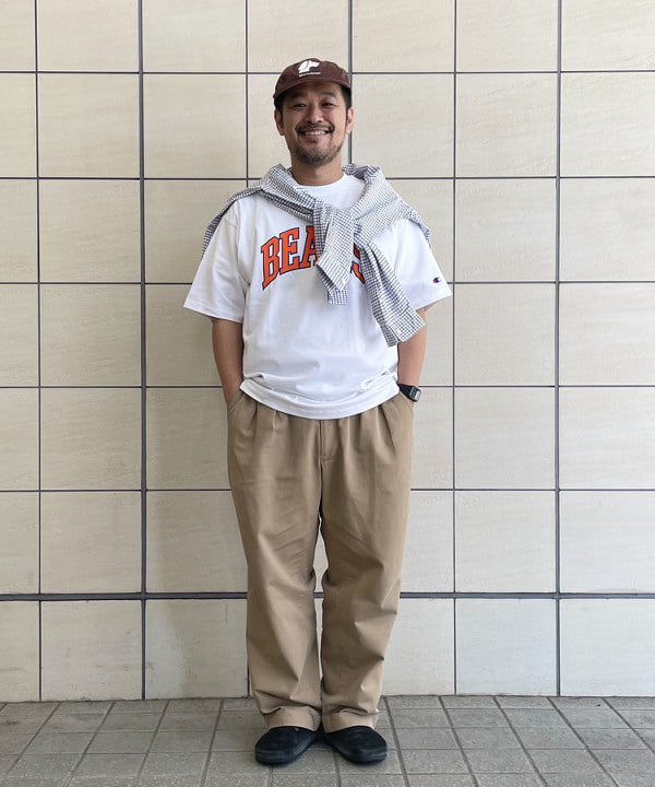 CHAMPION x BEAMS LOGO TEE