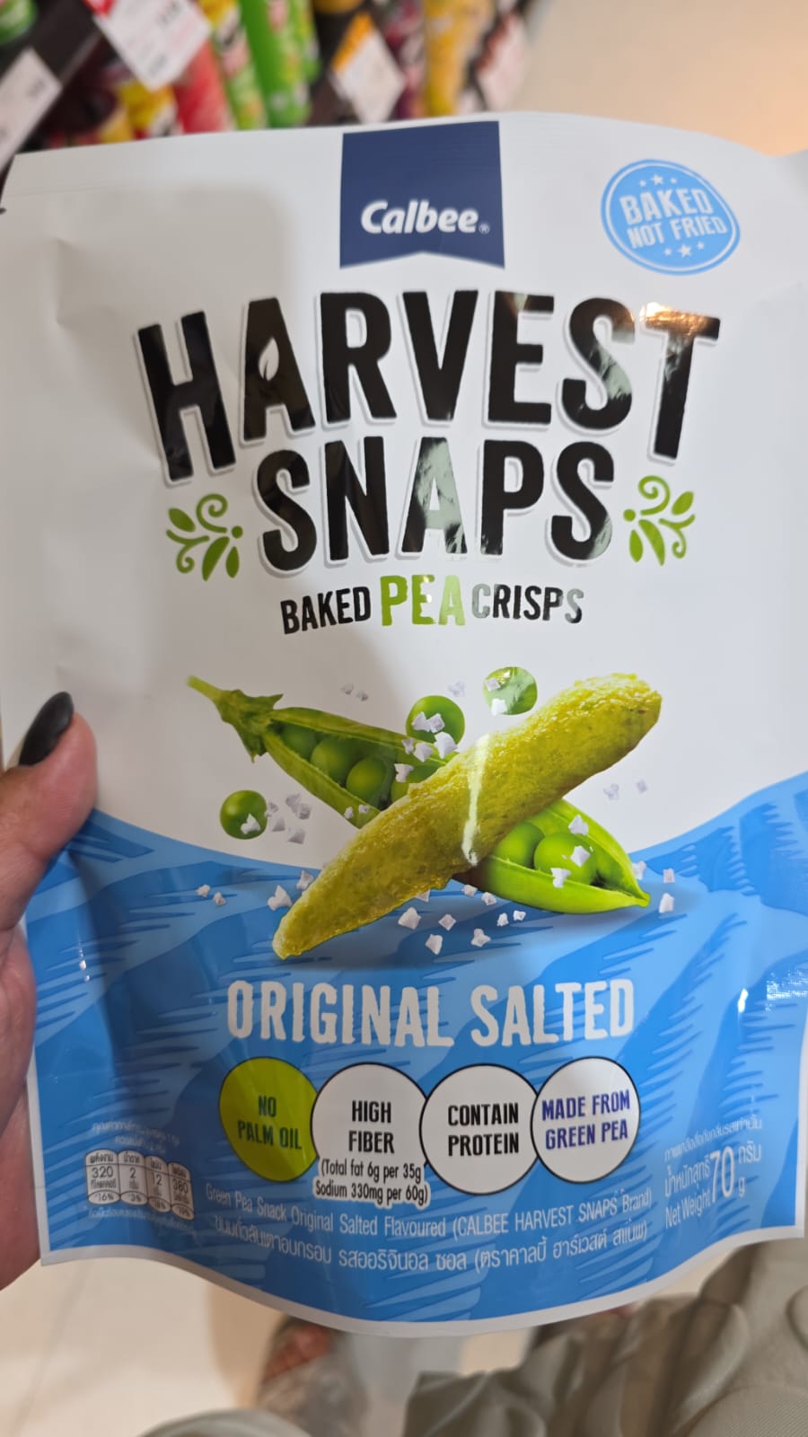 harvest snaps original salted