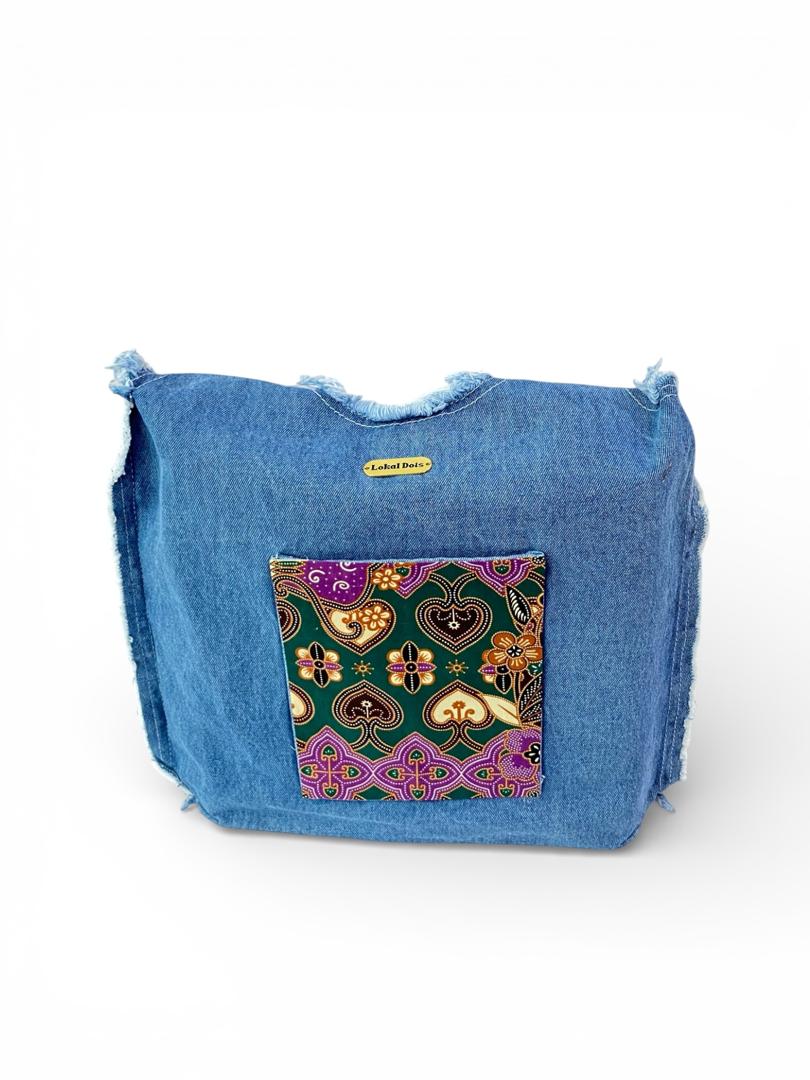 LD070 - Batik Jeans Bag