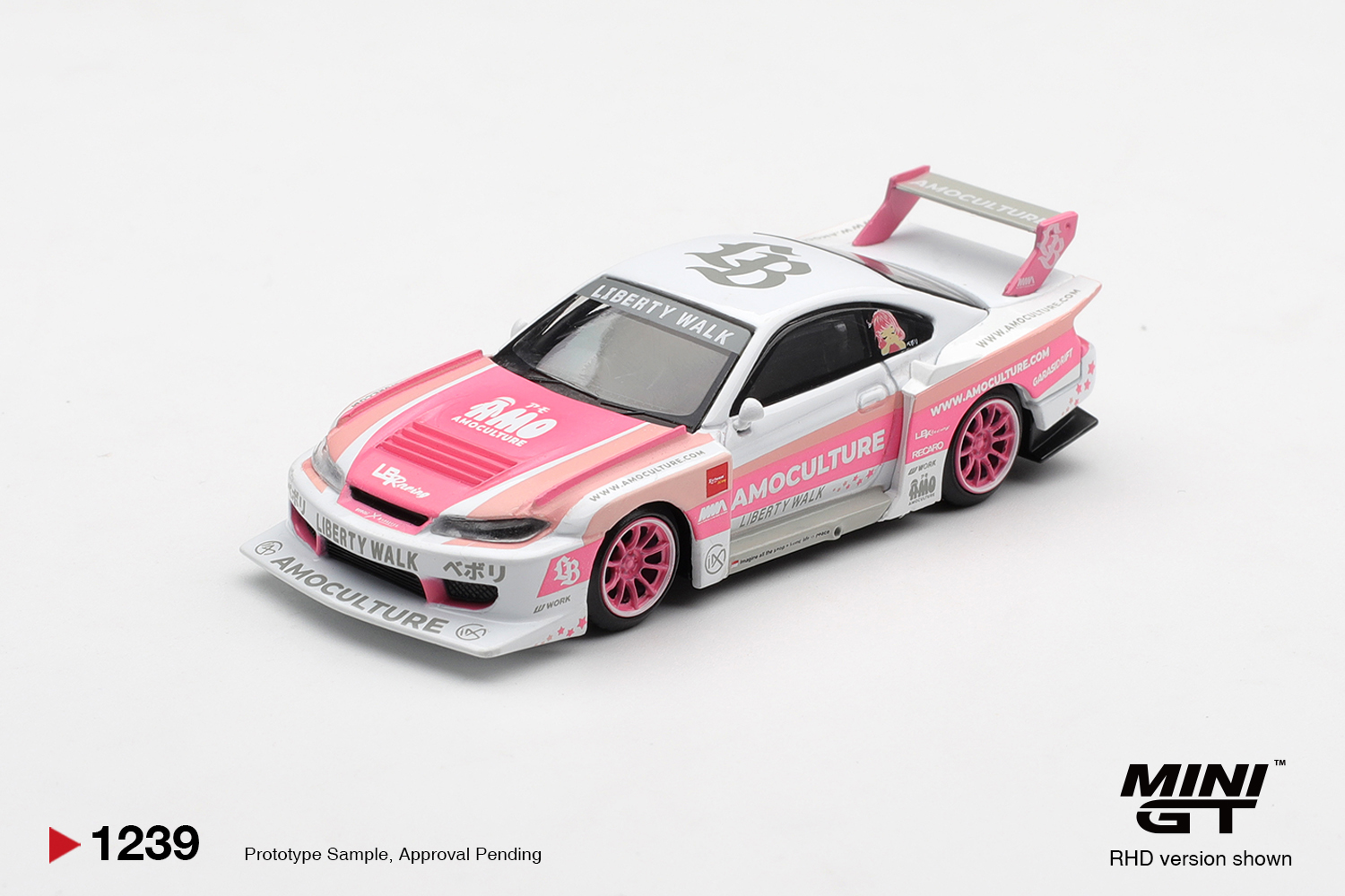 【現貨】MINI GT 1239 日產 NISSAN Silvia (S15) LB-Super Silhouette AMOCULTURE MINIGT