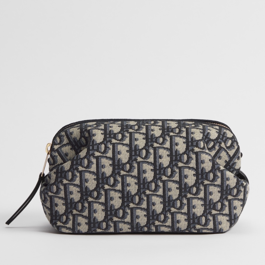 Dior Bow 小袋 藍色 Dior Oblique 緹花 