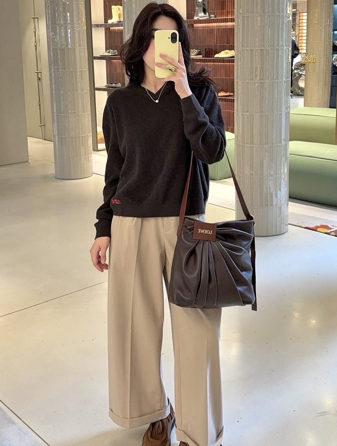 訂貨📮 Loewe 新款 Draped Tote 皺褶羊皮