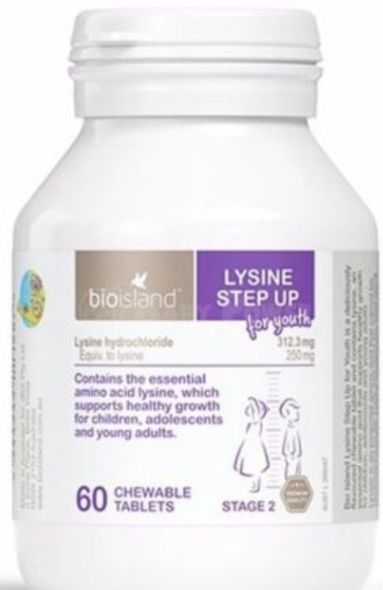BioIsland LYSINE STEP UP for youth