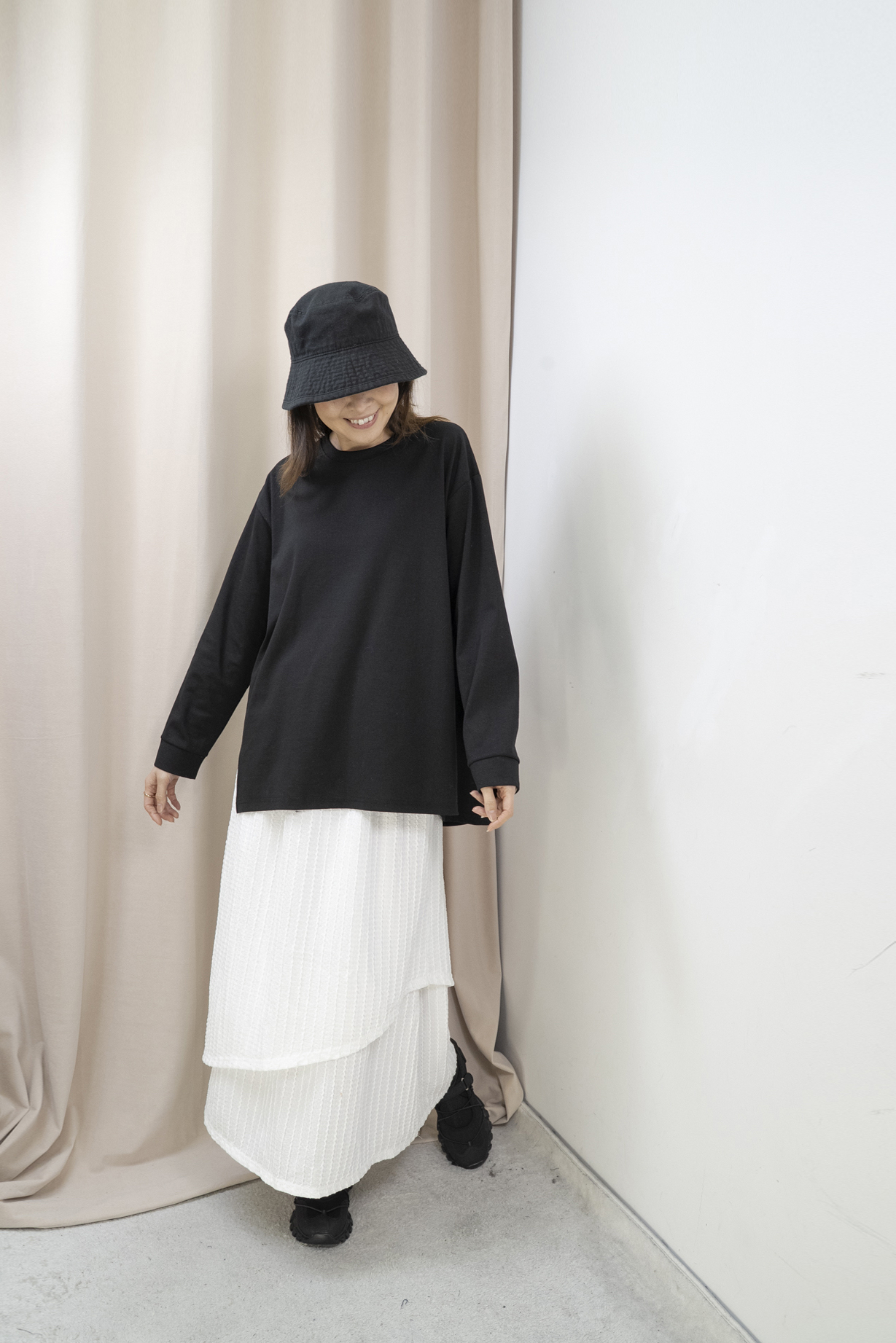 層次優雅半身裙（2色）