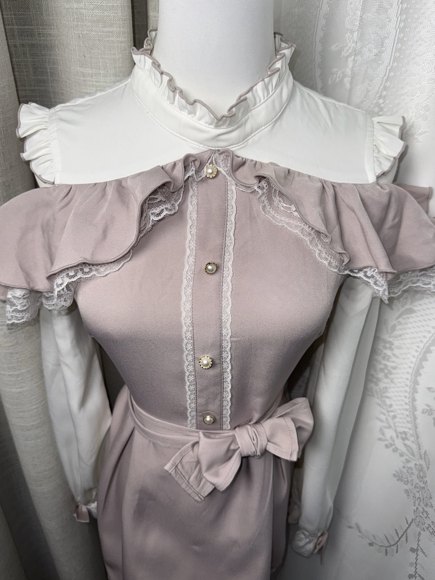 J-Fashion Ryousangata Pastel Coquette Aesthetic Doll Dress
