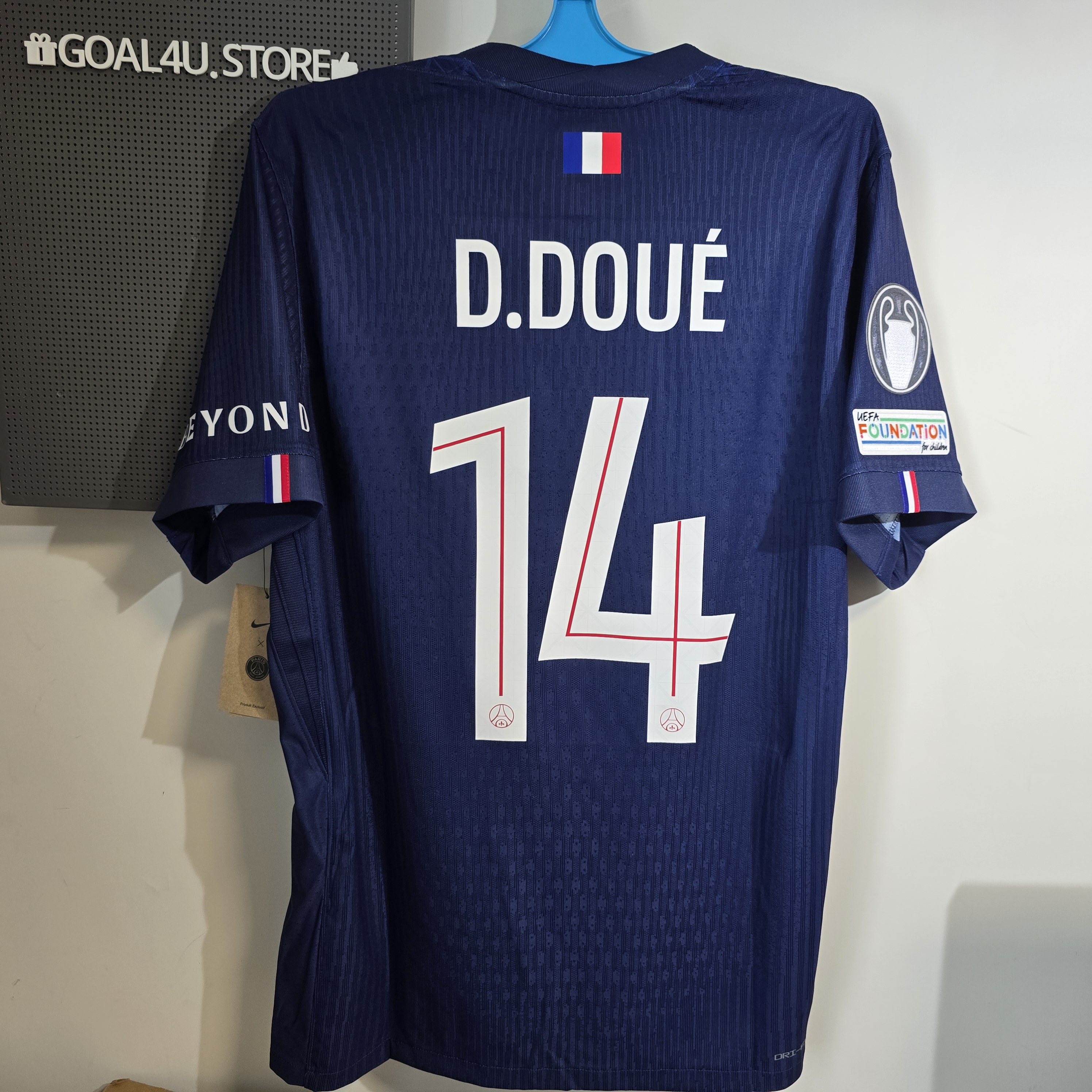 歐聯決賽版🏆 Nike PSG 巴黎聖日門 2025-26 主場球員版球衣 (可加印字章) HJ4547