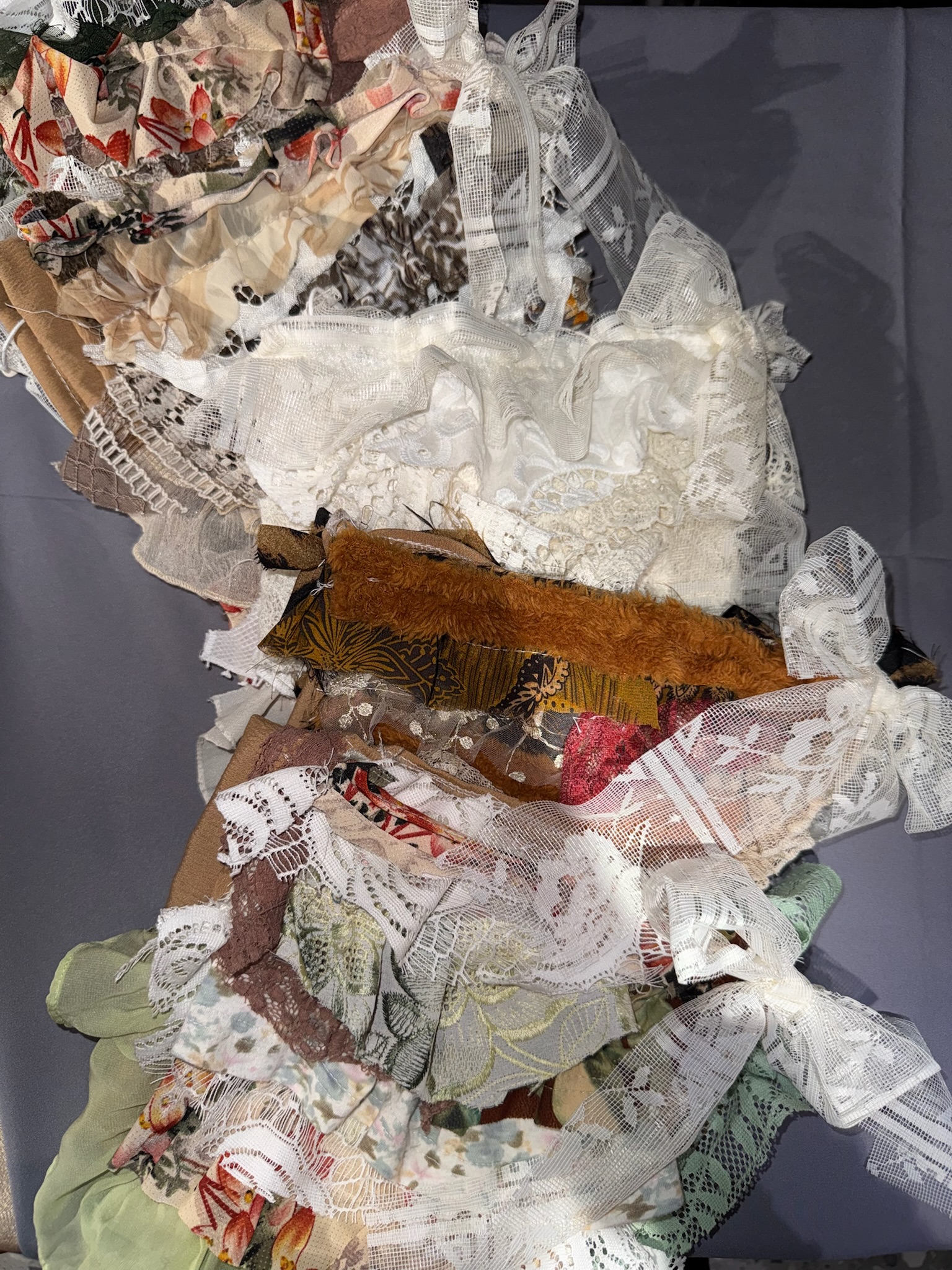 Secret Garden Lace Ruffles Handmade Bags
