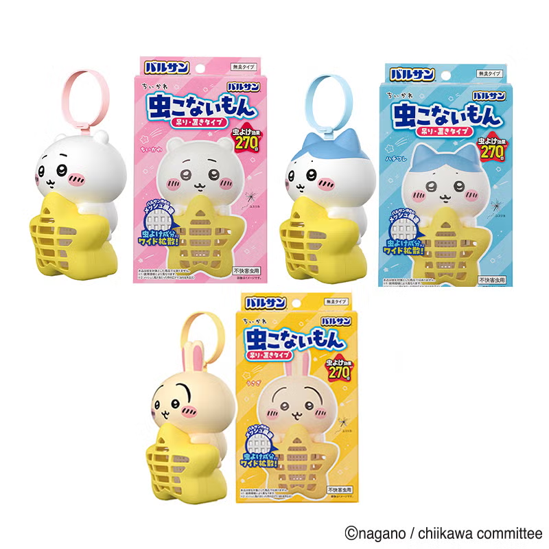 日本直送 Chiikawa 防蚊掛牌 270日長效