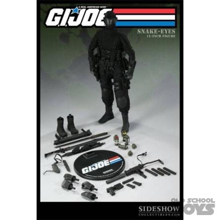 Sideshow G.I.JOE Commando 可動figure code name : snake-eyes 