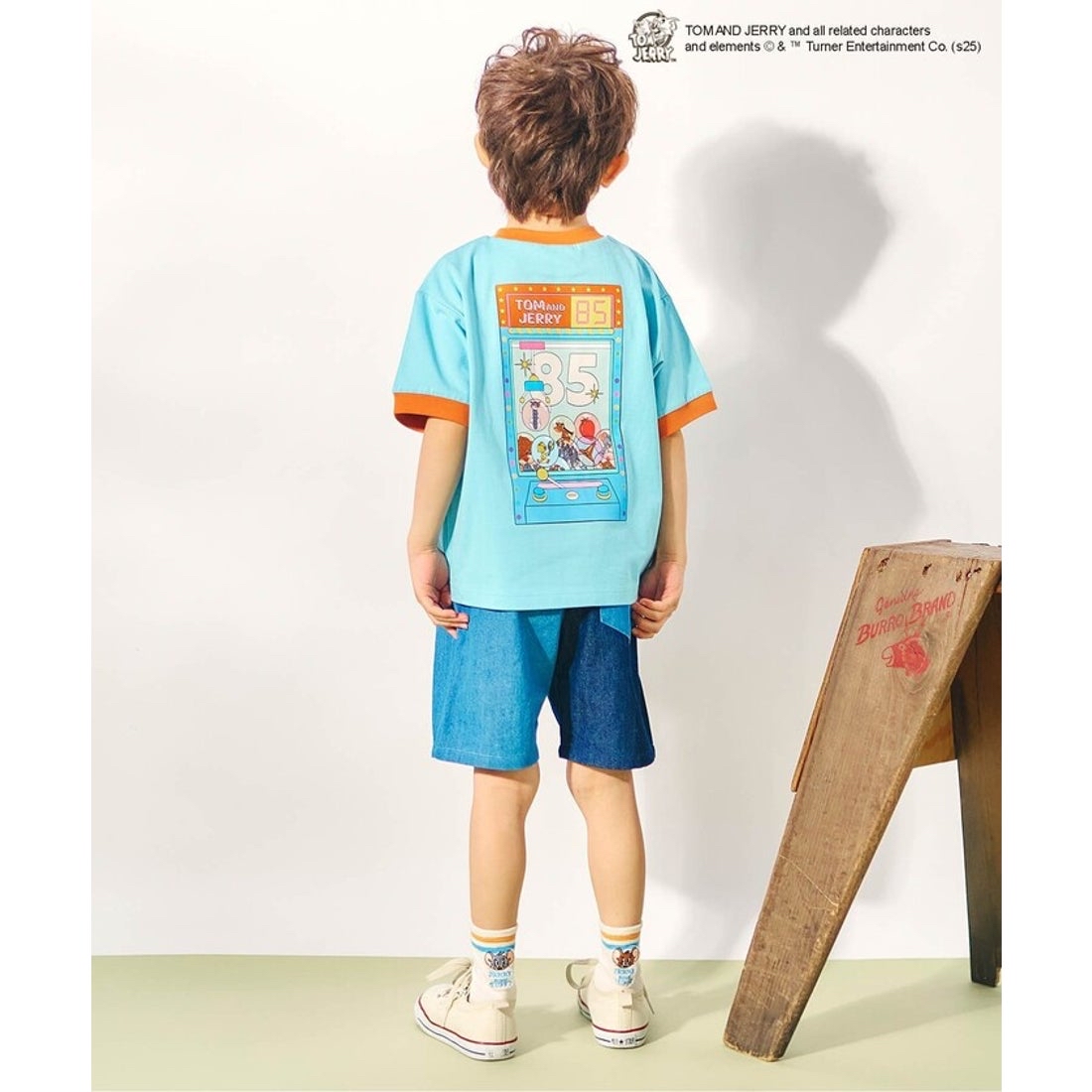 A0100 Tom & Jerry 藍色短袖上衣