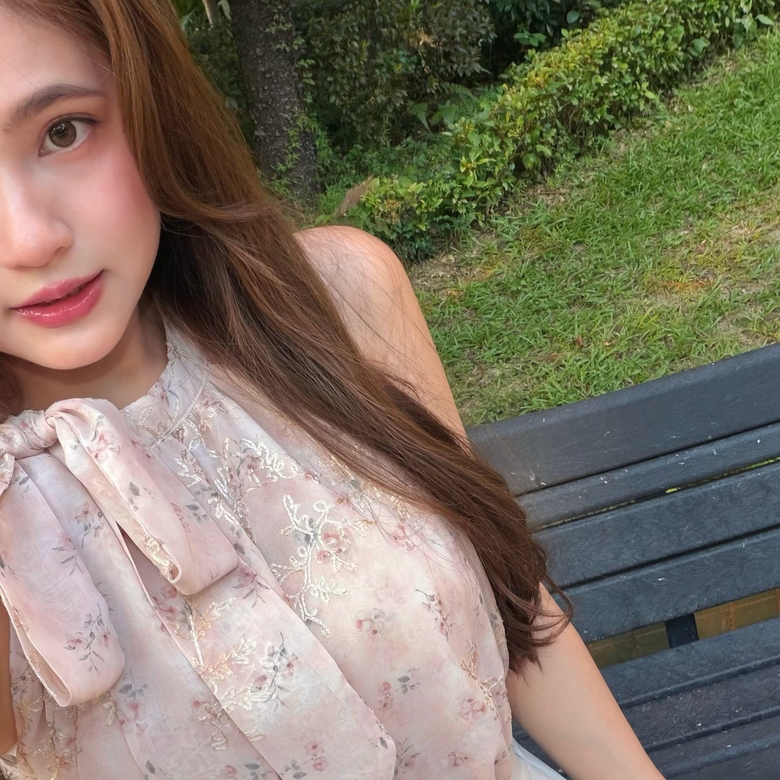 #HANNA-made# Aftersummer Jardin Halter Blouse