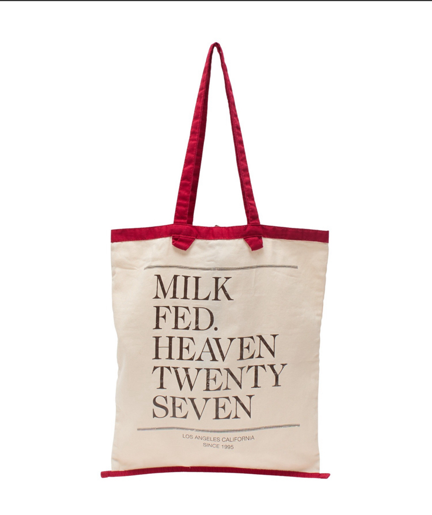 MILKFED. Logo tote bag