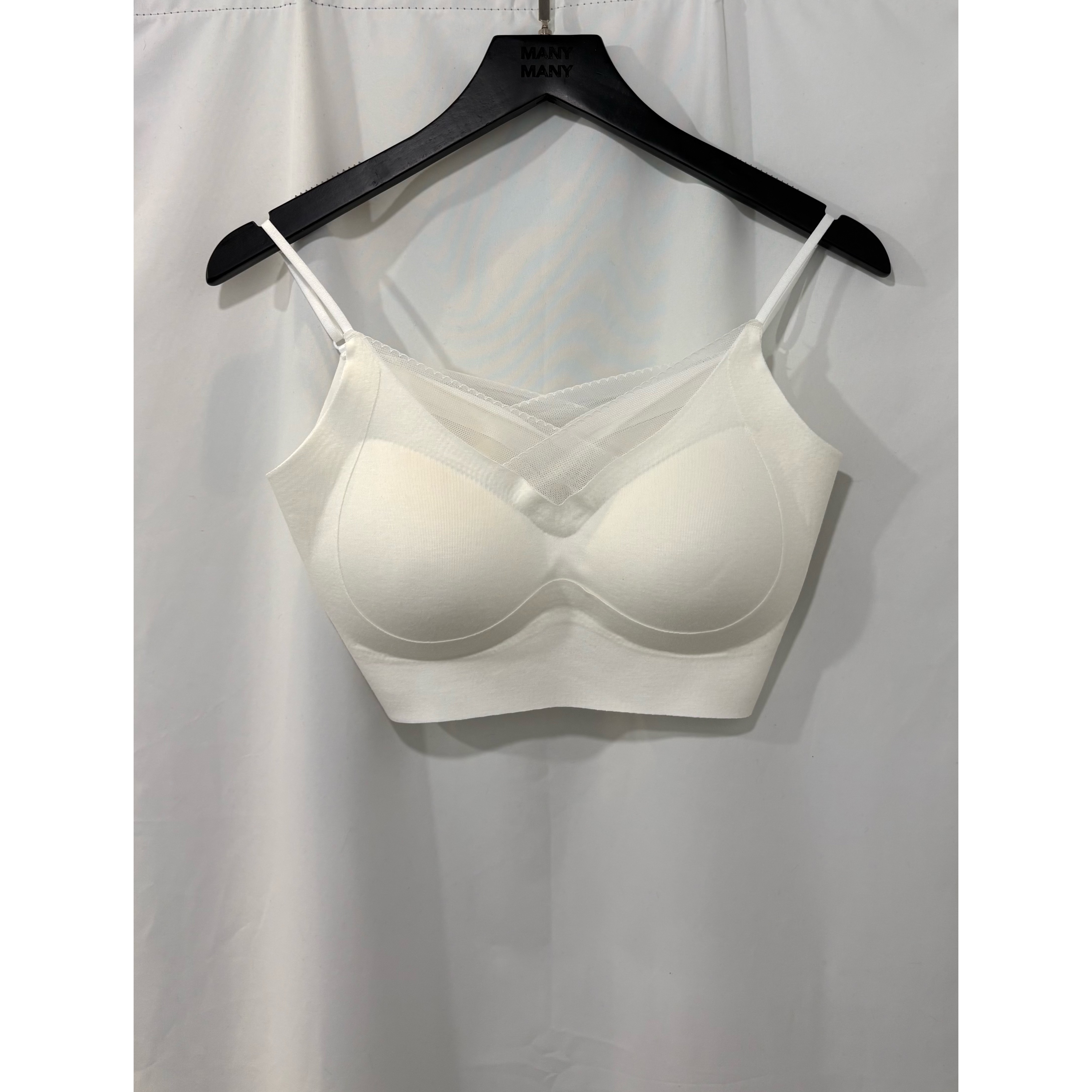 新品價6月6截單🤍2606A《TULLE NECKLINE BRA TOP》
