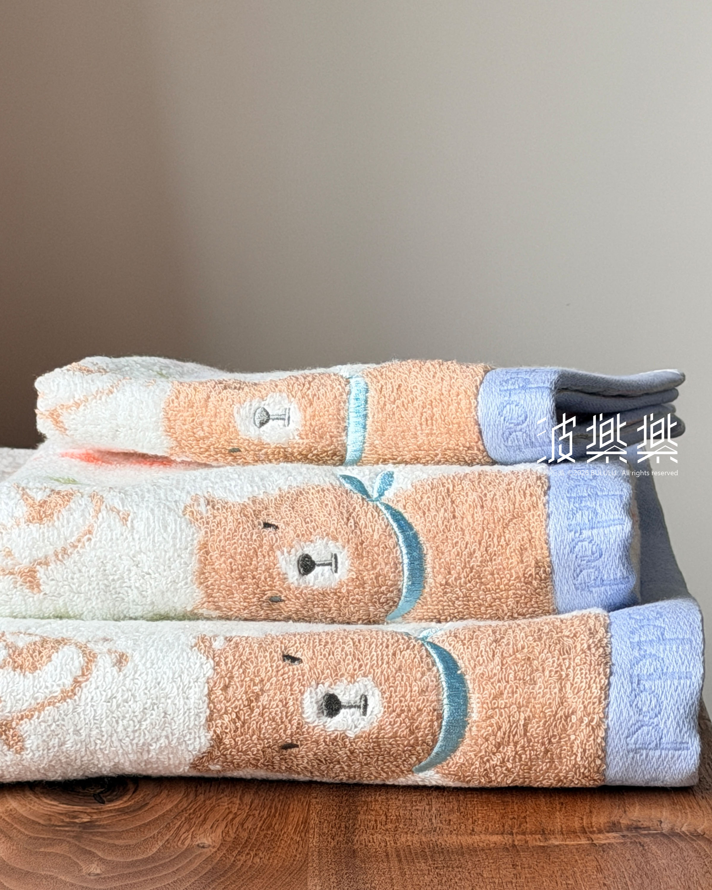 \ ℕ𝔼𝕎! / Poppet 動物系列【熊熊】今治毛巾