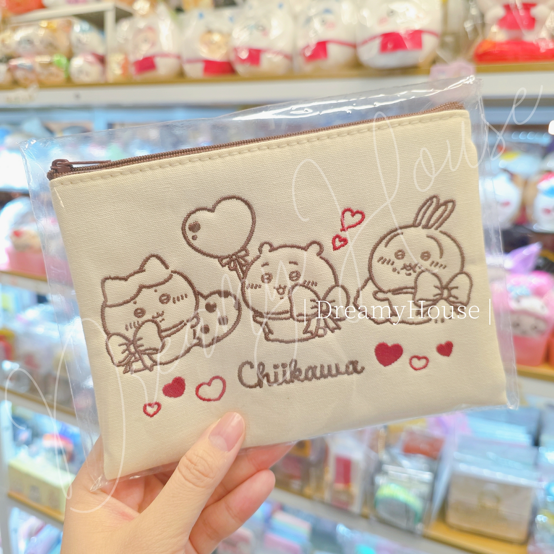 日本 Chiikawa 情人節巧克力禮盒SET (拉鍊袋+紙袋)