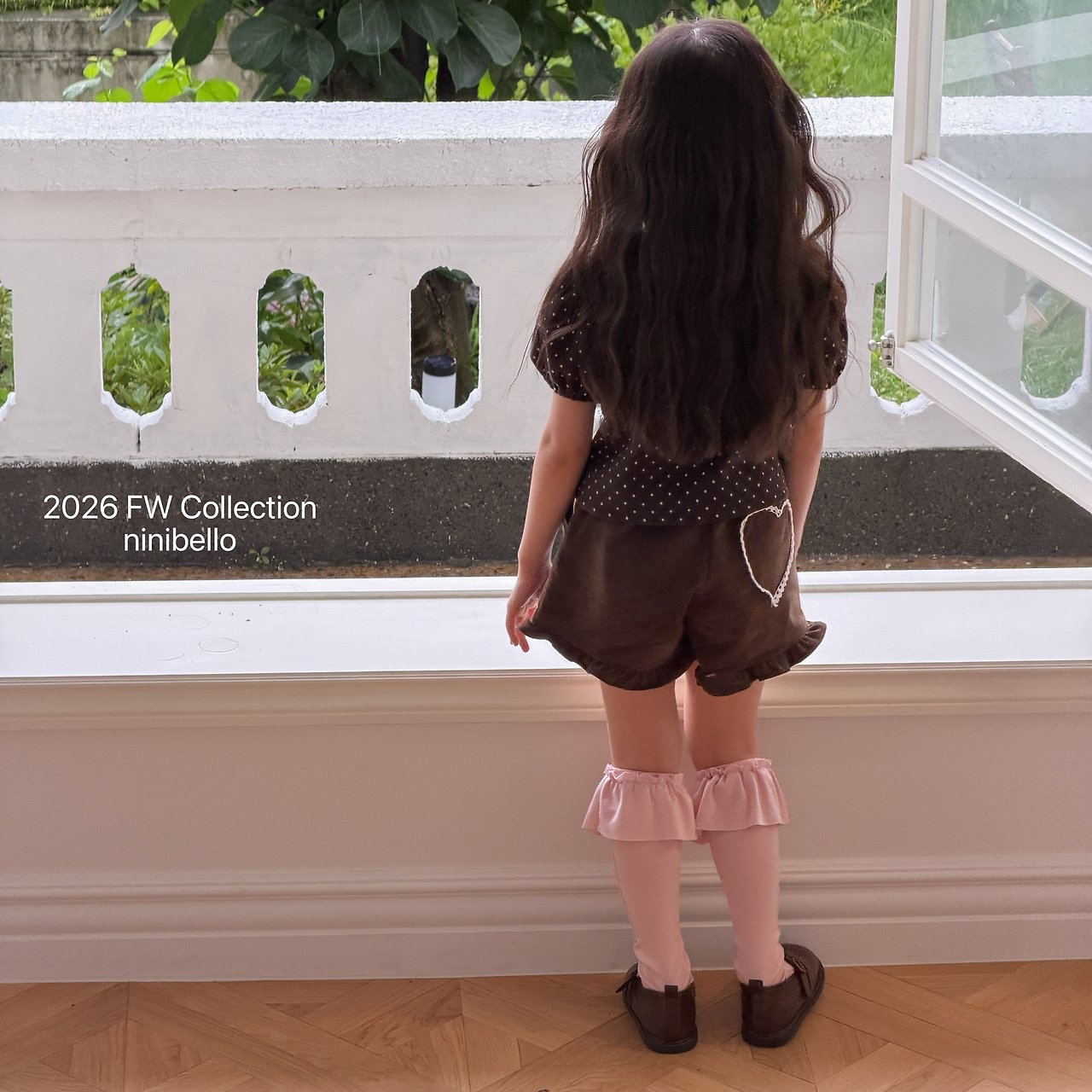 Ninibello | Heart Frill Corduroy Shorts 