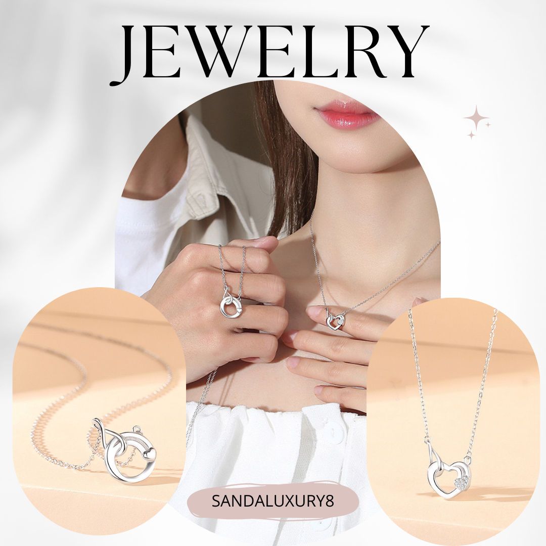 Couple Jewellery Collection Silver Necklace