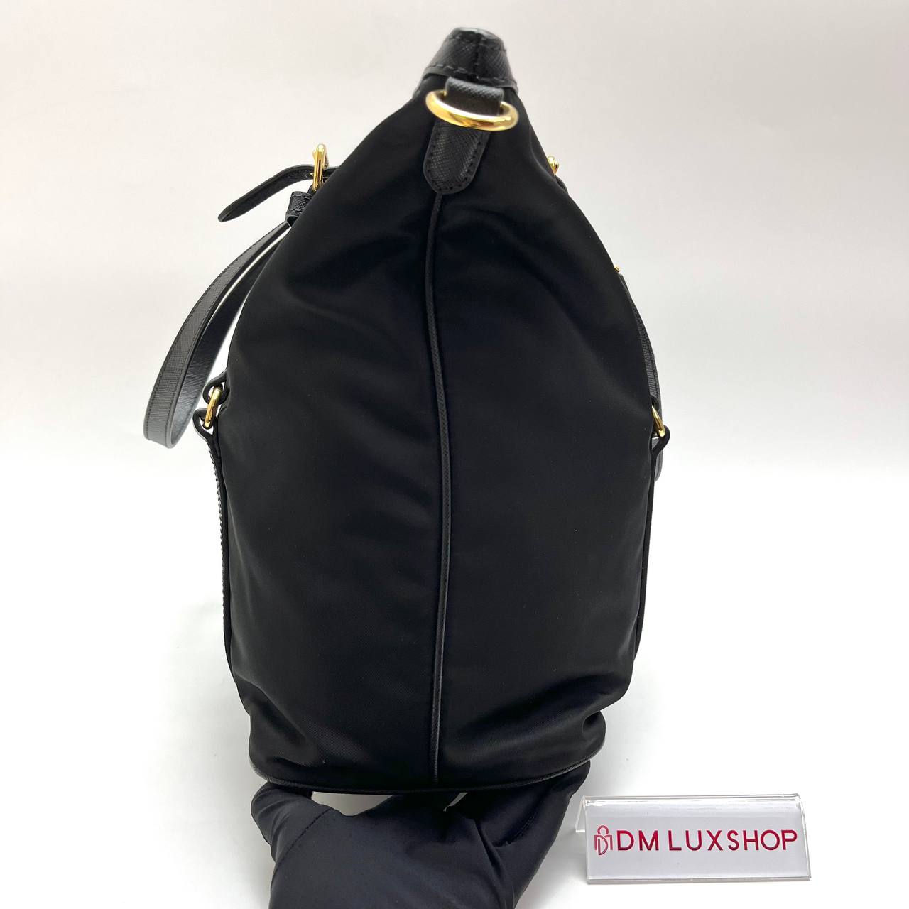 Prada Tessuto Saffiano Nylon Tote Bag