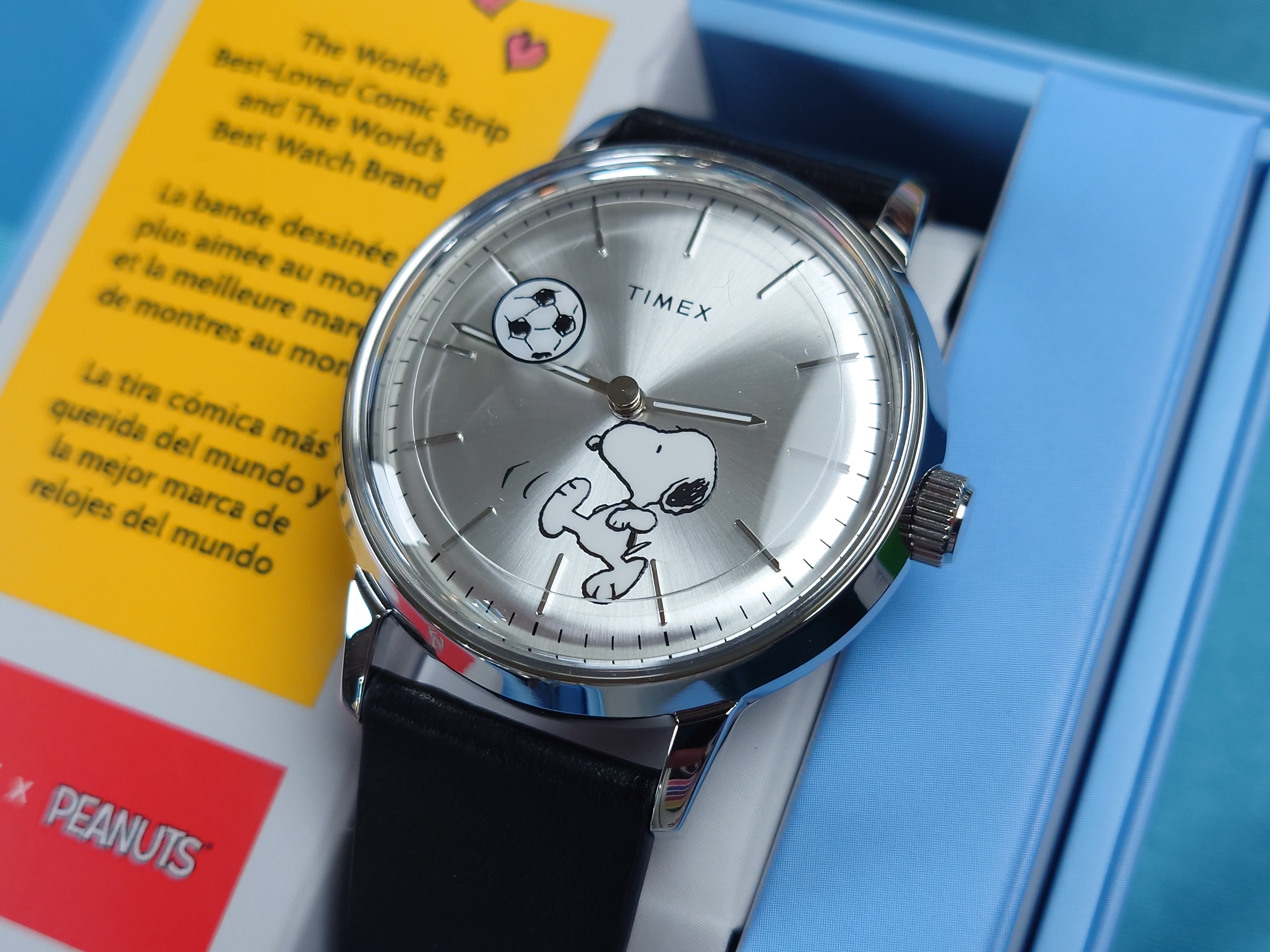 Timex x Peanuts Soccer 40mm 自動錶 TW2Y538