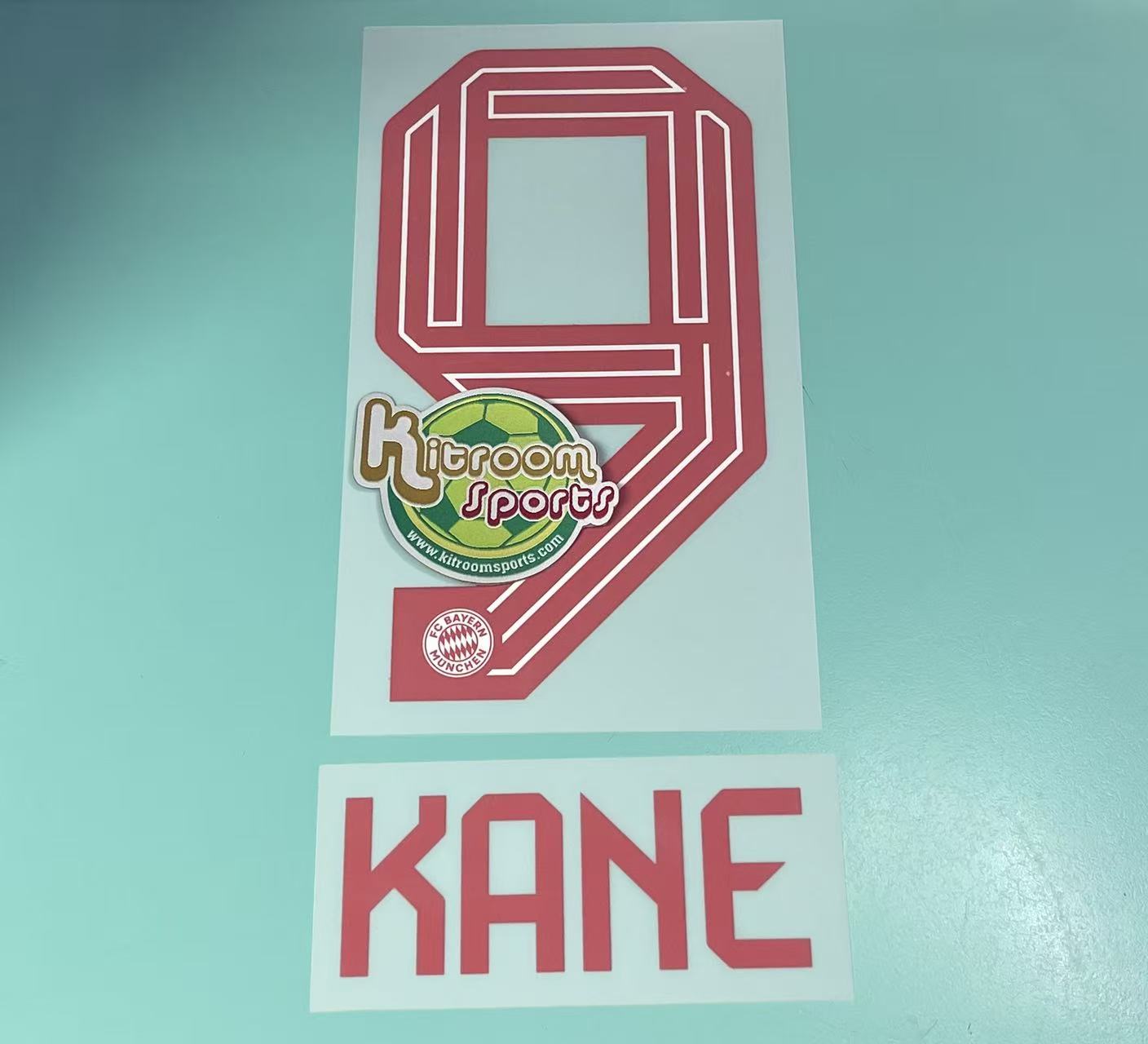 2023-24 Bayern Munich Home Nameset #9 KANE