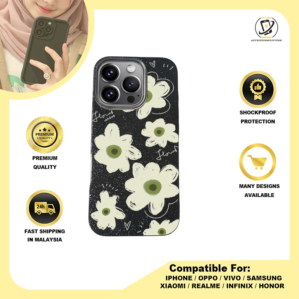 BLING CASE PHONE FOR IPHONE - DESIGN FLOWER J