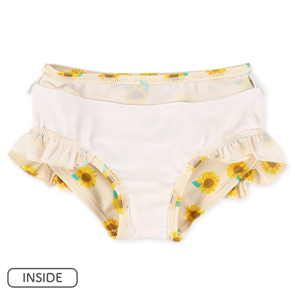 🇯🇵預訂 日本直送🇯🇵兩色花卉滿印荷葉邊分體泳衣