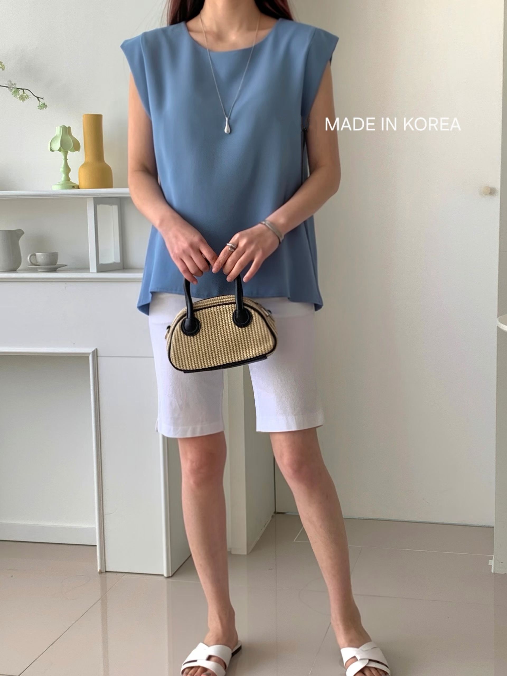 G6327 韓國🇰🇷簡約淨色top