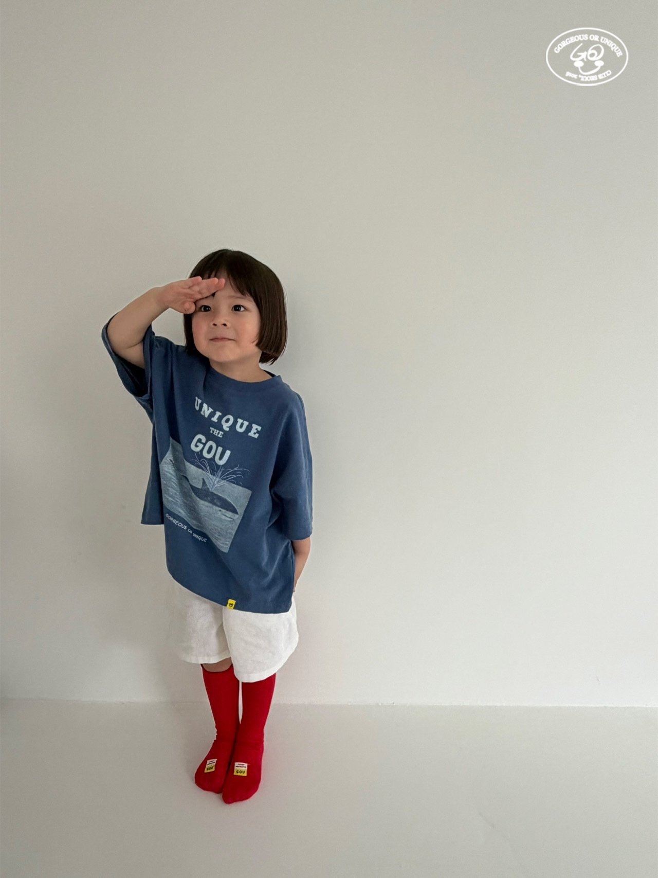 Gou | oversize T (M100-110) 款式為鬆身款