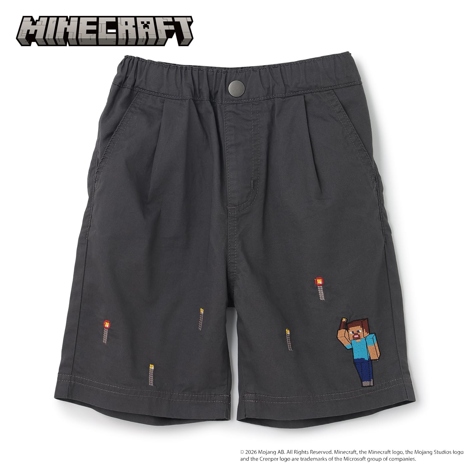 🆕【⭐訂購⭐】🌀 🇯🇵 日本直送 #Minecraft 前後刺繡短褲［2款選］🌀 [ELJA-0082]