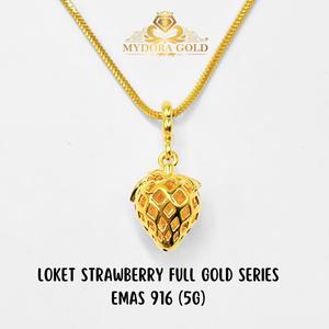 MYDORA Loket Strawberry Full Gold Series (5G) l EMAS 916/22K