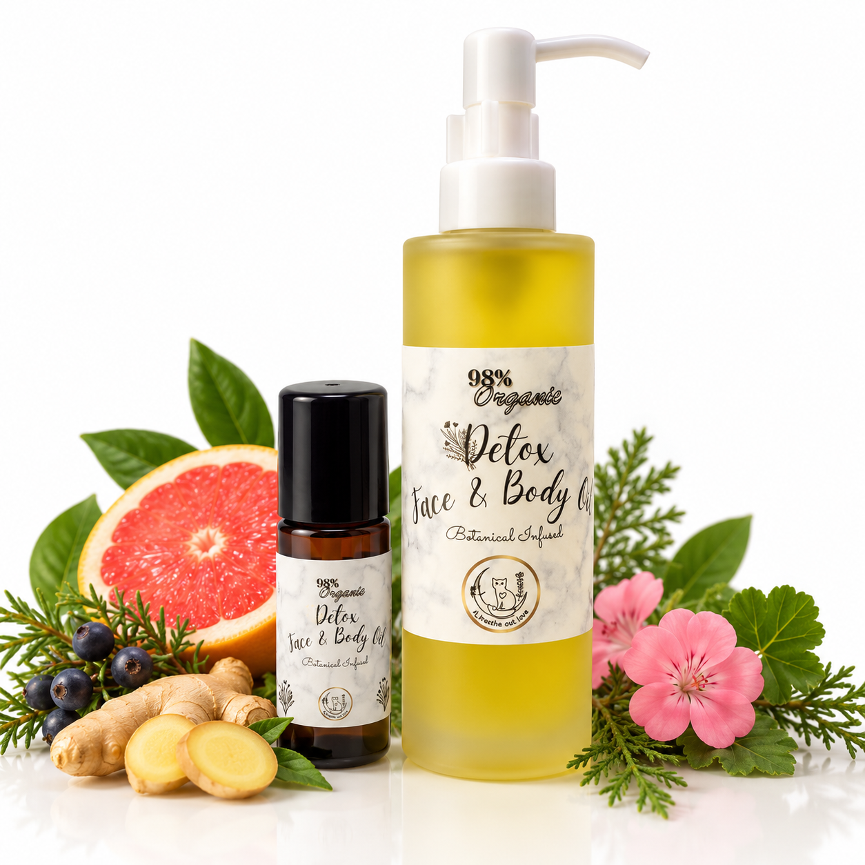 RL Breathe Out Love 有機去水腫排毒護膚按摩油 (面身適用) 30/100ml
