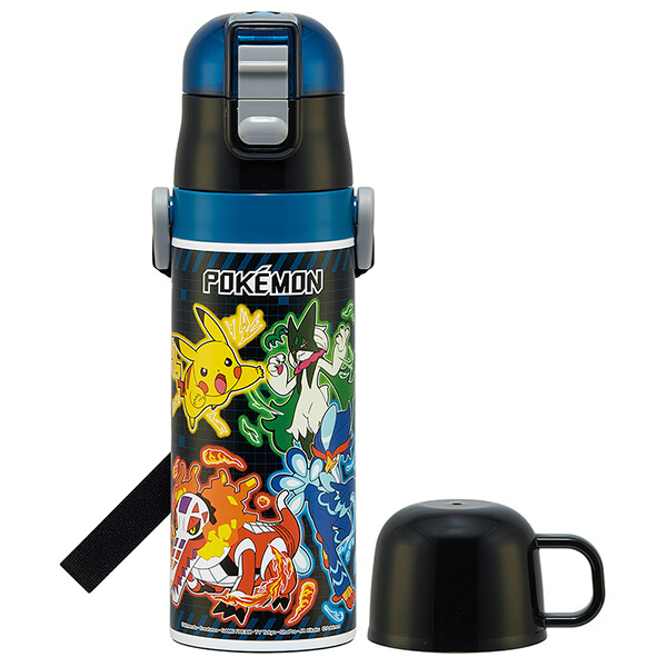 <🌟訂購🌟> Skater卡通不鏽鋼保溫保冷2ways水壺470ml