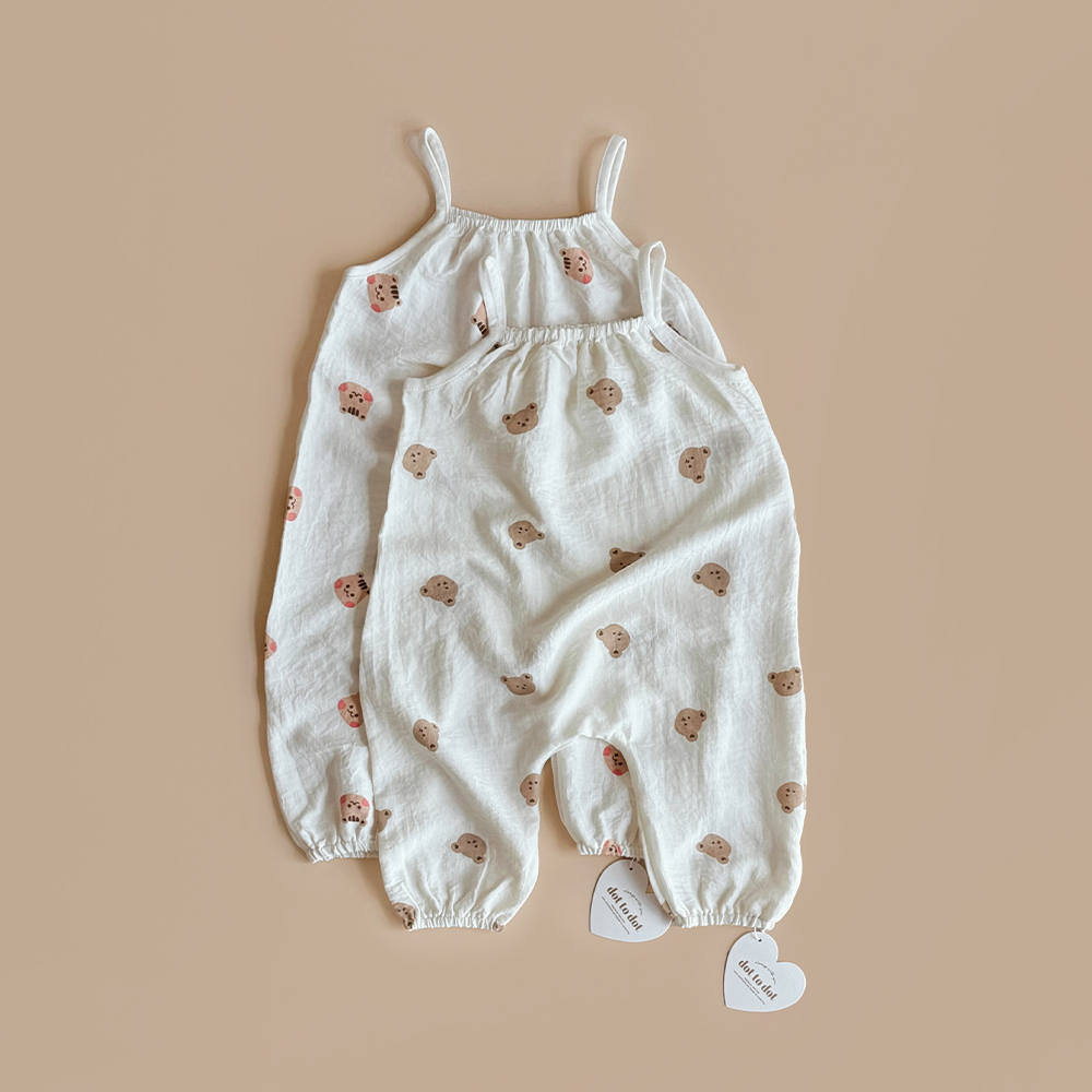 DOTTODOT 圓圓臉Cloudy雲朵棉 吊帶袋鼠連身服