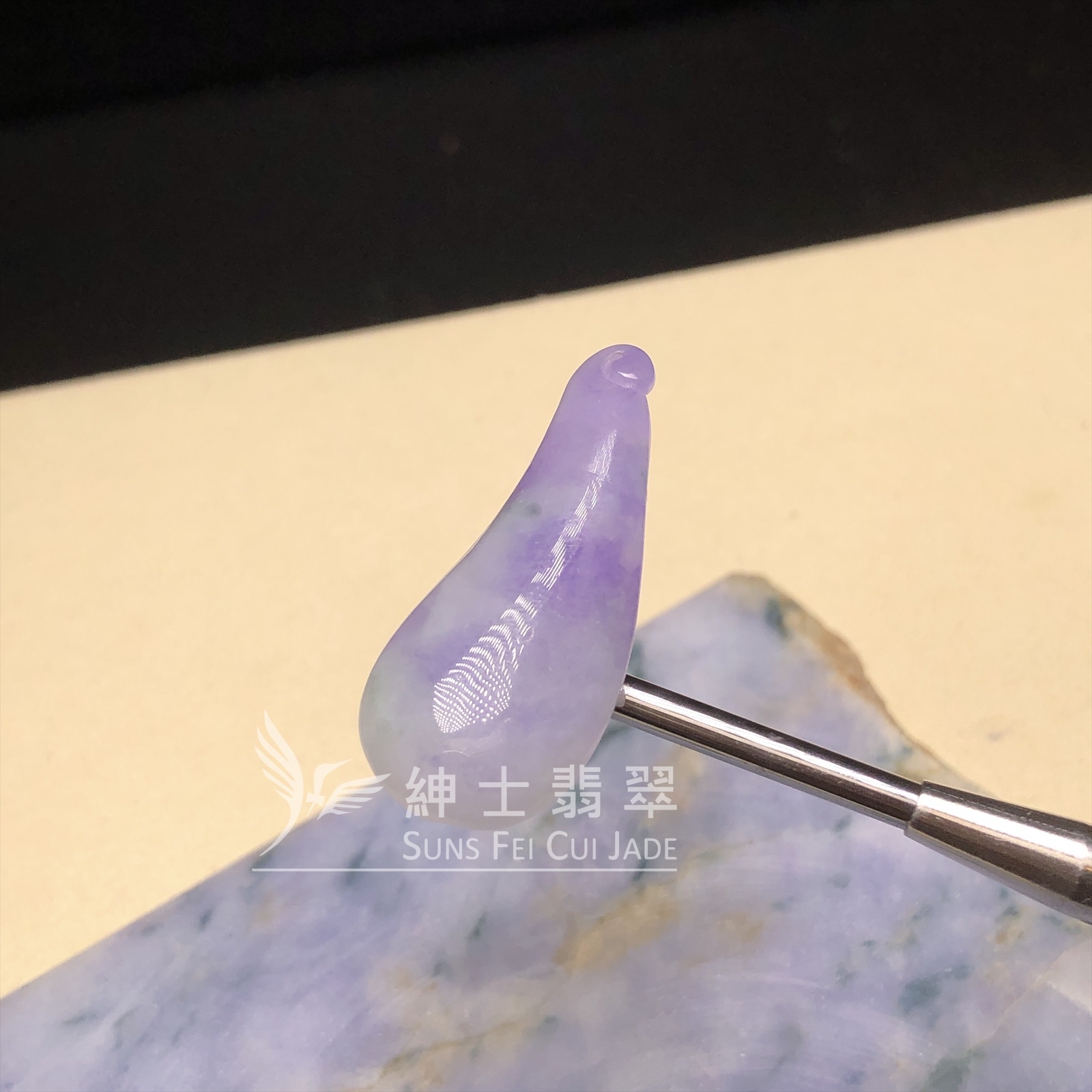 濃紫飄藍花福瓜  B08565