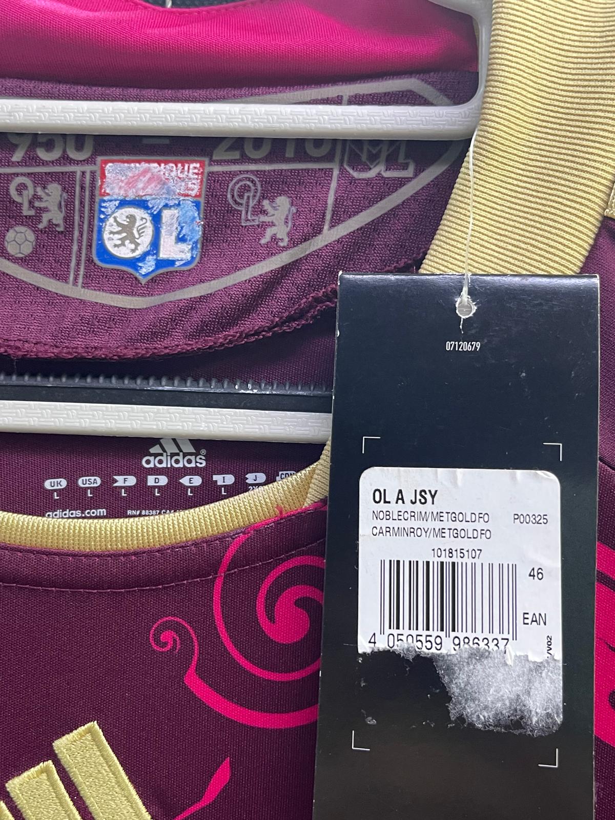 2011-12 Lyon Away Shirt #8 PJANIC Size L 