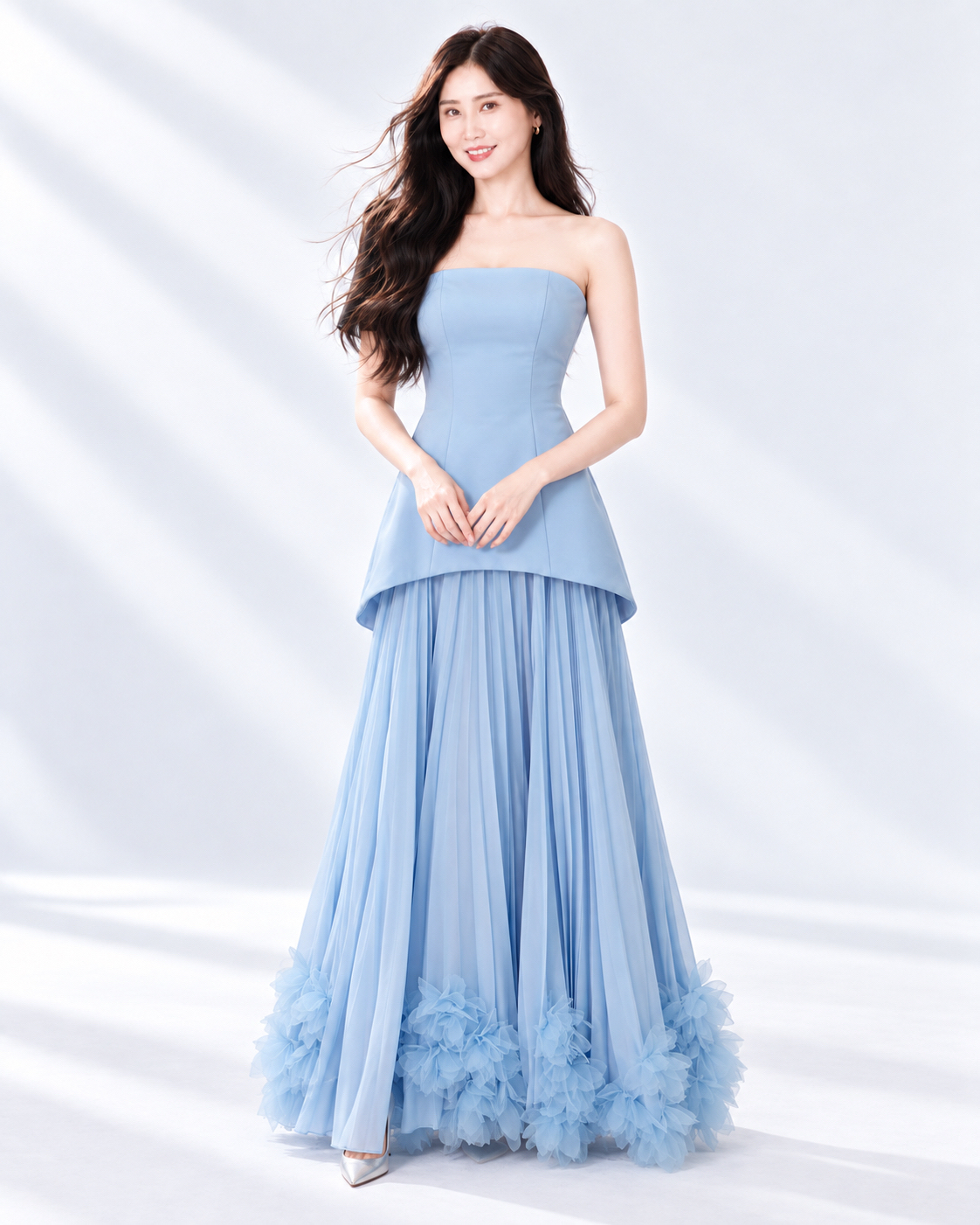 5156 Elysia Two-Tone Gown 