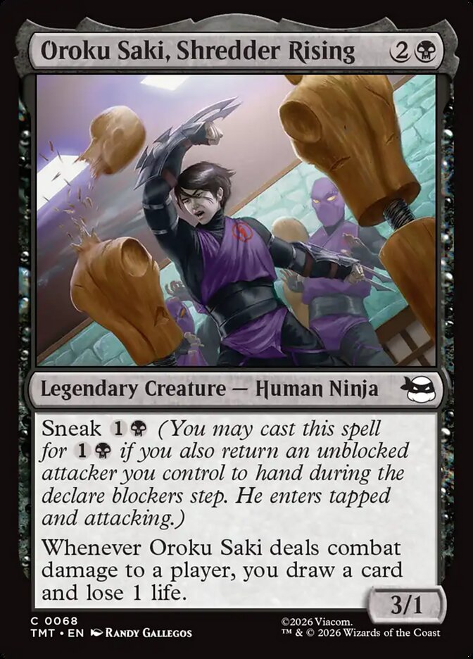 Oroku Saki, Shredder Rising [TMT-68] [EN]