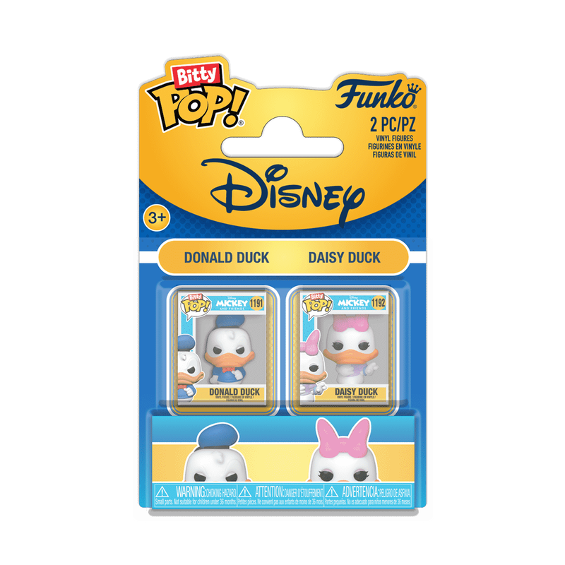 📦訂購 美國代購 Bitty Pop! Donald & Daisy Duck 2-Pack Figure 唐老鴨 & 黛絲 模型