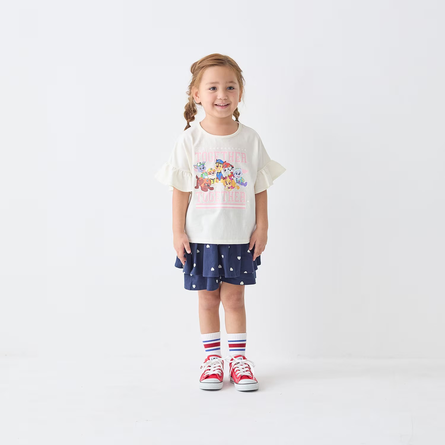 🆕【⭐訂購⭐】  🇯🇵日本直送 🌀#PawPatrol 荷葉邊袖 tee［2款選］🌀 [PLFA-0114] [260713]