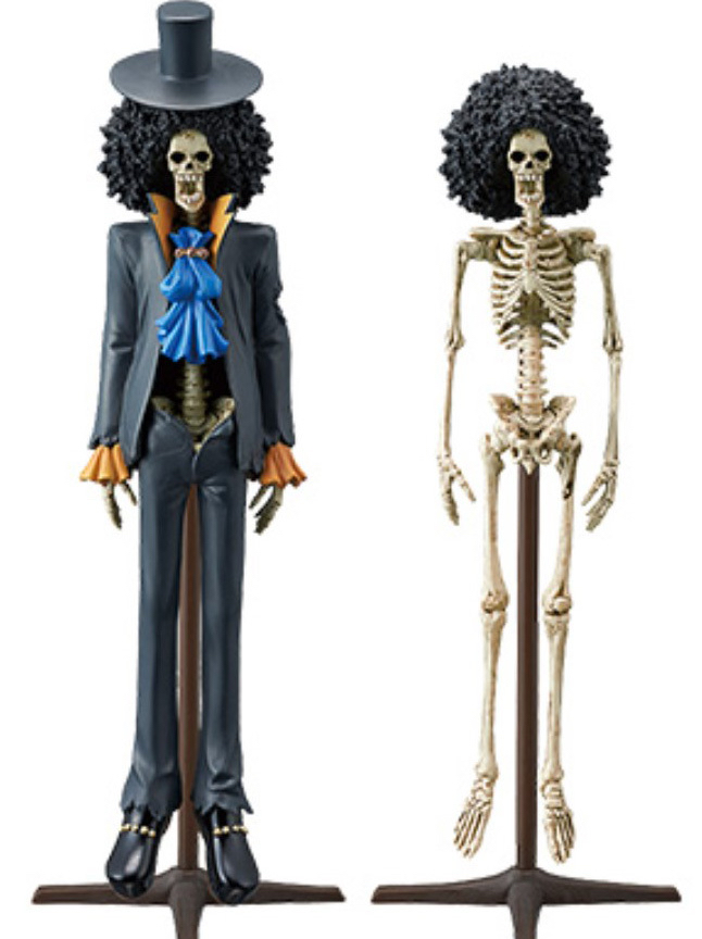 日版 海賊王 The Grandline Treasure Vol.2 ~ Skeleton Specimen 骨仔 布魯克 Brook 景品 one piece figure