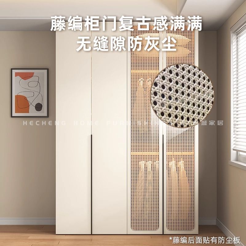 ENF級 實木歐松板衣櫃 睡房中復古風 一櫃到頂組合衣櫥 Wardrobe