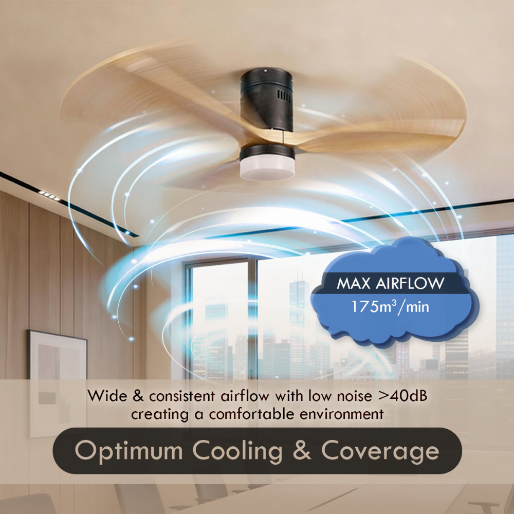 iFan 52in DC Motor Ceiling Fan 6 Speed Selection (IF8352) RU