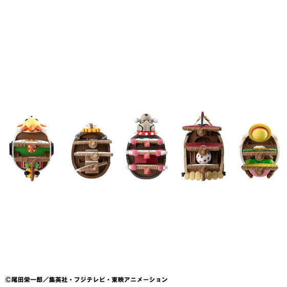 (預訂訂金 $200) (總價 $529) (魂限) MegaHouse 海賊王 海賊船 Yura Cole Series One Piece Grand Line Collection Vol.3 套裝 (連特別包裝盒) (行版)