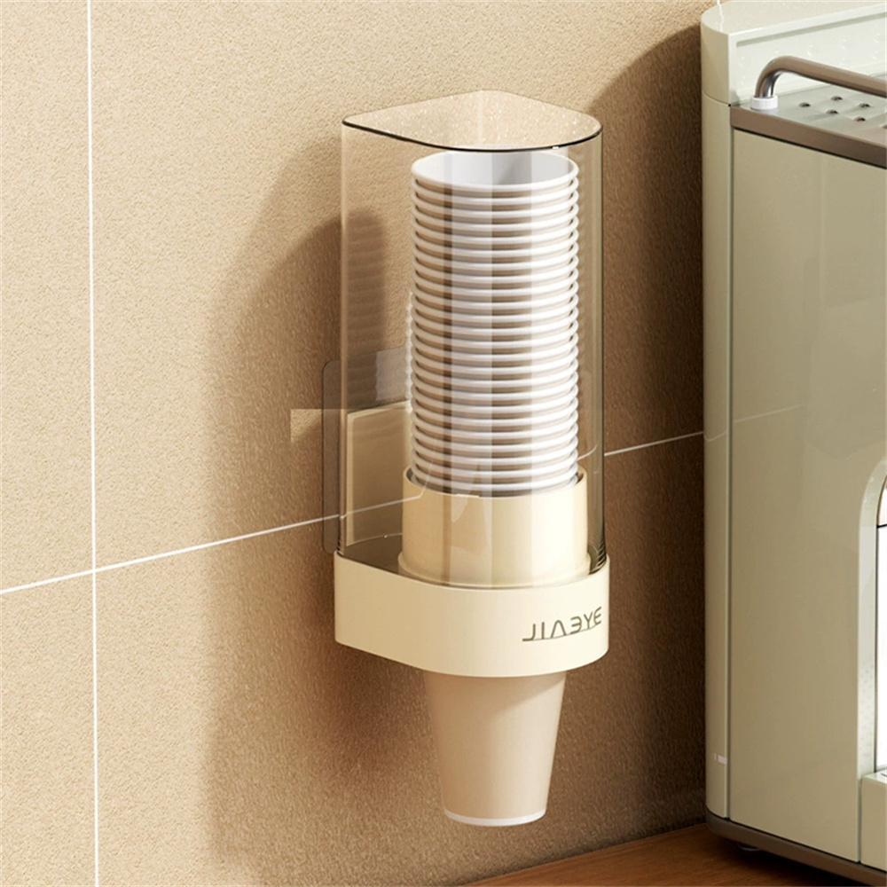 一次性杯架 一次性杯盒 免打孔收納盒 紙杯架 壁掛款 ［平行進口］ HK2746