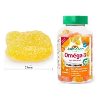 Jamieson Omega-3 含維生素D 軟糖 90粒