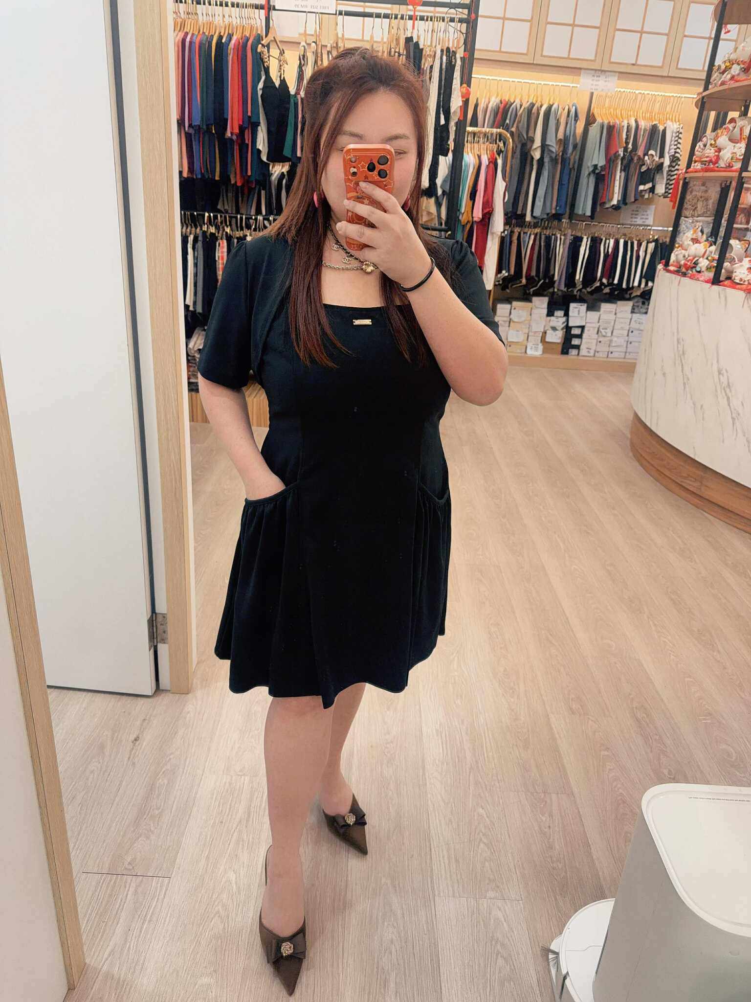 NJA05 TW#5809 银牌设计款连衣裙