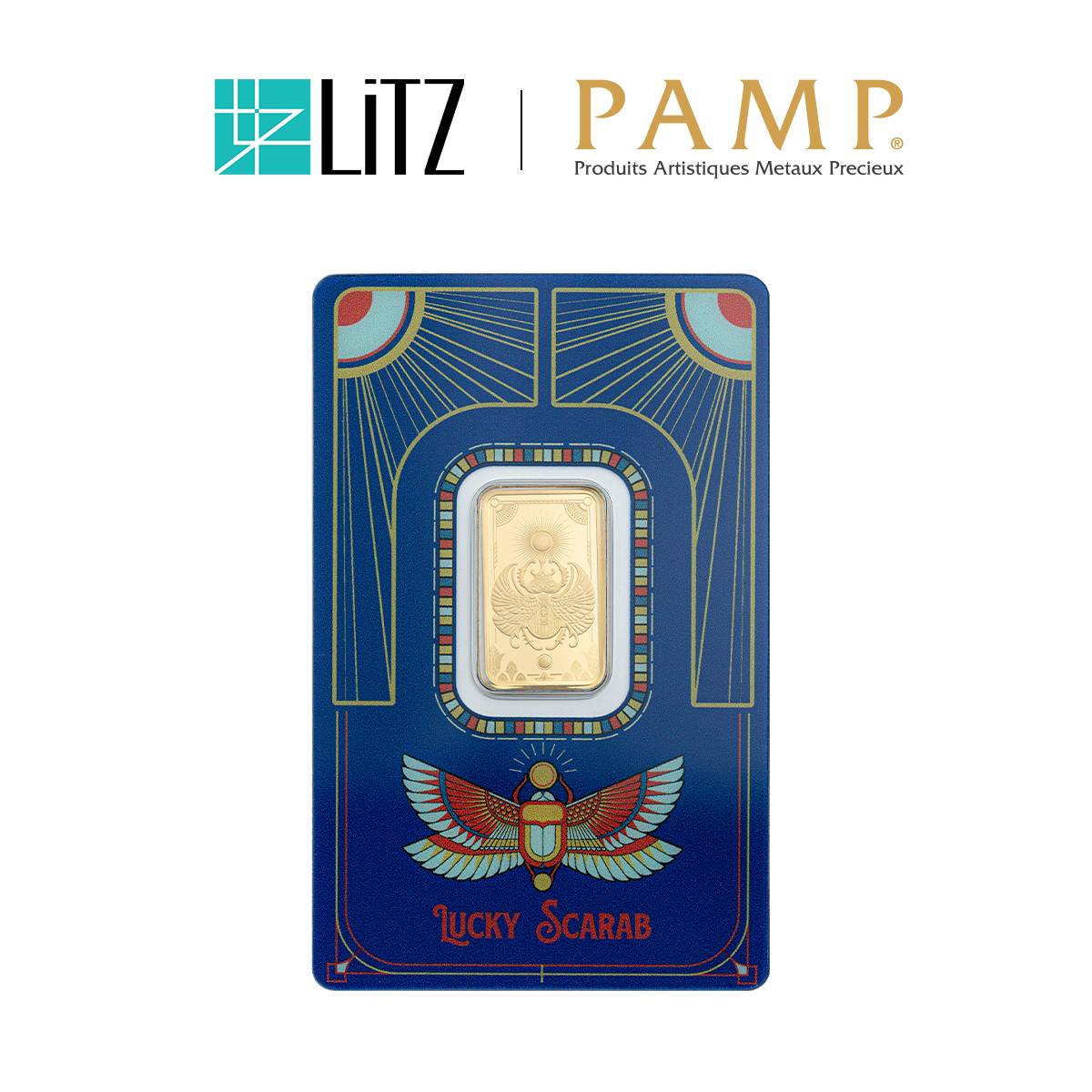 [5 gram] LITZ PAMP Suisse Good Luck Scarab Limited Edition Gold Bar (999.9) PG070