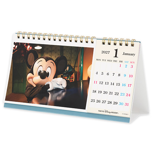 【預訂】TDR Mickey 明信片座枱曆 2027