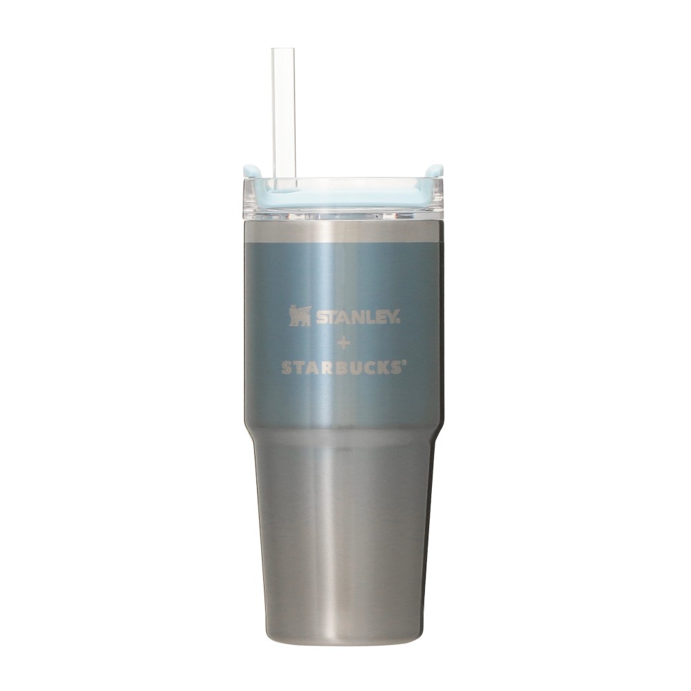 《日本🇯🇵 STARBUCKS 2026 Feel the Breeze 限定系列》STANLEY 冰藍漸變不鏽鋼保溫杯 414ml